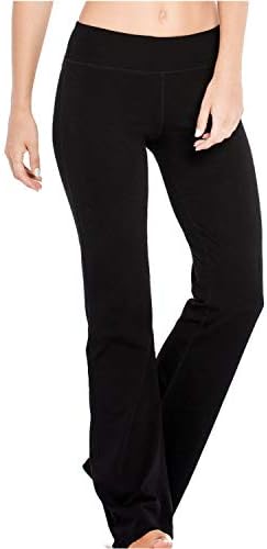 Houmous S-XXXL 29''31''33''35 '' Inseam של מכנסי האתחול של הכותנה לנשים בכיס פנימי
