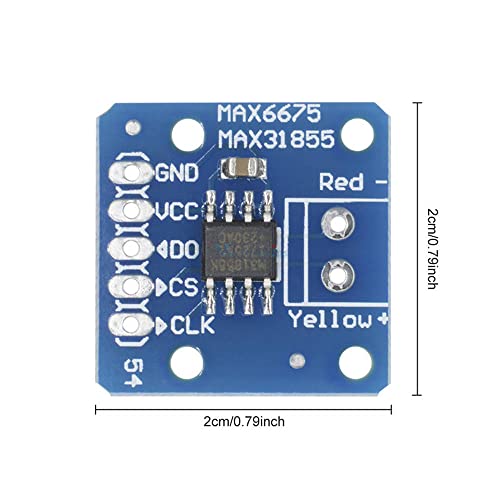 MAX31855 MAX6675 K סוג תרמי צמד תרמי הפריצה טמפרטורת מודול טמפרטורה -200C עד +1350 צלזיוס עבור Arduino 3-5V DC