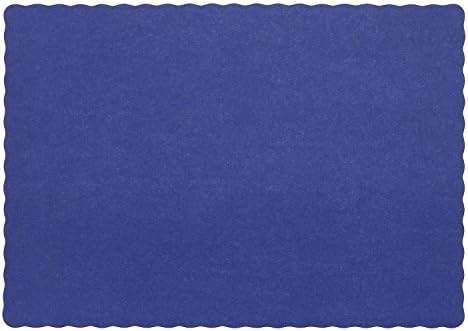 Placemat חד פעמי Royal Blue 9.25 אינץ 'x 13.25 אינץ', חבילה של 1000