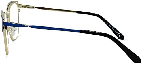 בסגנון עיניים כחול אור מחשב חסימת קריאת משקפיים - קלאסי גבות מסגרת קורא משקפיים עם אספריים עדשה