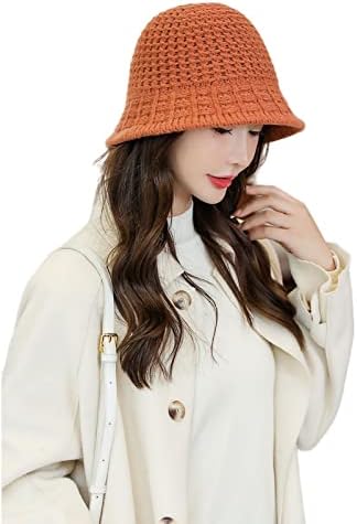 כובע דלי סרוגה לנשים אופנת נשים סורגת כובע דייג נסיעות כובע סרוג כפה סרוגה