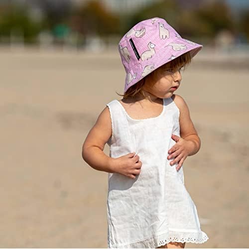 עירוני תינוקות פעוט שמש כובע-דלי כובע-קל והפיך - ילדים גילים 1-5-בנים ובנות-אידיאלי לקיץ