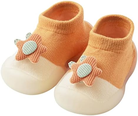 נעלי גרבי תינוקות של Bearbay נעלי גומי סולית סולית לא החלקה על נעלי רצפה מקורה ליוניסקס תינוקות