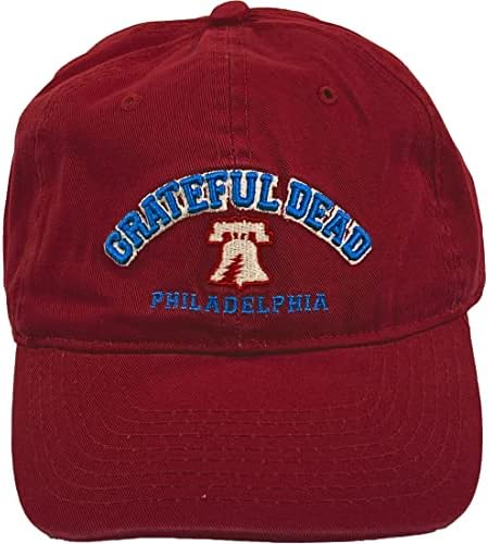 גרייטפול דד גברים של נוזל כחול פילדלפיה 94 בייסבול כובע, אדום, אחד גודל