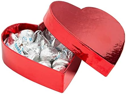 כיף אקספרס קופסאות טובות בצורת לב אדום, 12 חתיכות