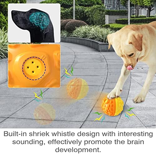 כדור צחקוק כלבים אינטראקטיבי צעצועים חריקים גורים מתנדנדים מתנדנדים כדורים מדברים על קולות כיף גומי קטנים/בינוניים