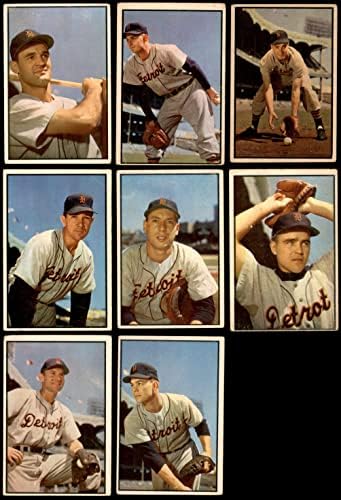 1953 Bowman Detroit Tigers ליד צוות Set Detroit Tigers VG Tigers