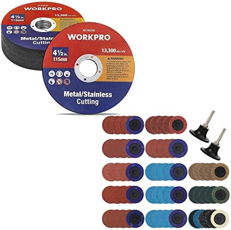 WorkPro 20-חבילות גלגלים חתוכות & WorkPro 101 חלקים מלטשים סט סט
