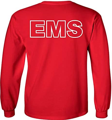משחק הוגן EMS חולצת שרוול ארוך שירותי חירום שירותי חירום