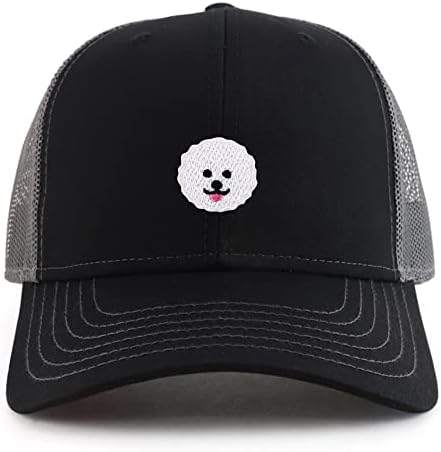 CRAMICKREW BICHON FRISE כלב טלאי 2 טון רשת אחורית כובע