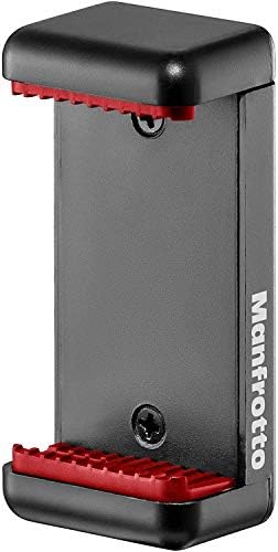 Manfrotto MP3-BK תמיכה בכיס גדול, מהדק סמארטפון שחור ואוניברסלי, גרסה בסיסית