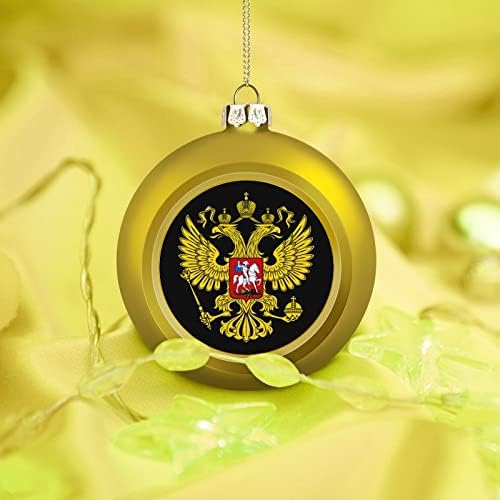 מעיל הנשק של רוסיה איגל כדור חג המולד קישוט