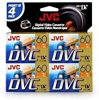 JVC 60 דקות קלטות מצלמת וידיאו MINIDV 4-חבילות MDV604HT