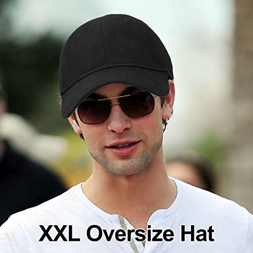 HADM גדול בגודל XXL BASEBALL MESH CAPS כובע לראשים גדולים 23.6 -25.6 כובע משאיות גדול יותר