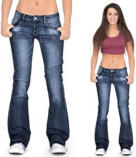 ג'ינס לנשים מותניים גבוהים שקיקים y2k ג'ינס נערות נערות הדפס פרפר רחוב מכנסיים מכנסיים של מכנסי רגל