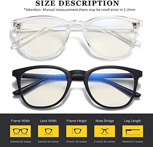 ללא מרשם ברור עדשת מזויף משקפיים לנשים גברים רטרו עגול מסגרת משקפיים