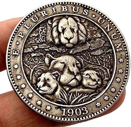 מטבע אתגר מטבע אמריקאי מטבע מטבע מכסף מצופה בשנת 1899 אוסף קישוטים לאוסף מתנות אוסף מטבעות