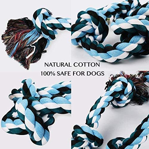 צעצועי חבל כלבים של Yuankanju לחבלים אגרסיביים לחבלים חבלים קשוחים צעצועים לכלב גדול ובינוני 3 מטר