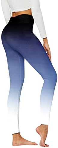 גבוהה מותן דפוס חותלות לנשים - חמאתי רך בטן בקרת שיפוע מודפס מכנסיים לאימון יוגה