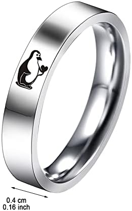2023 טבעת טבעת פלדה פשוטה חדשה