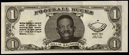 1962 Topps 34 Willie Galimore Chicago Bears Ex Bears Florida A & M