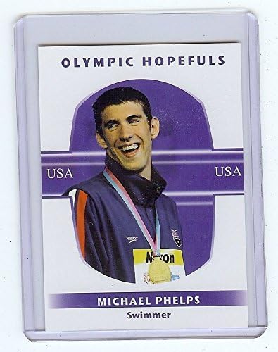 נדיר מייקל פלפס 2008 צוות האולימפי ארהב כרטיס שחייה!