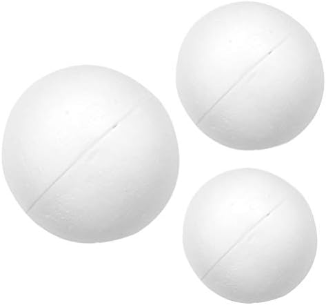 3 יחידות כדורי קצף קצף DIY כדורי קצף למלאכות כדורים חלולים