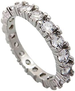 טבעות פשוטות לנשים מתנה עם טבעת מבריקה זירקוניה טבעת טבעת נשים טבעות נשות פלוס טבעות בגודל לגודל נשים